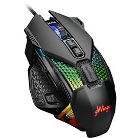 GWINGS GW9X5M optikai gamer vezetékes egér (fekete) 5999883837184 small