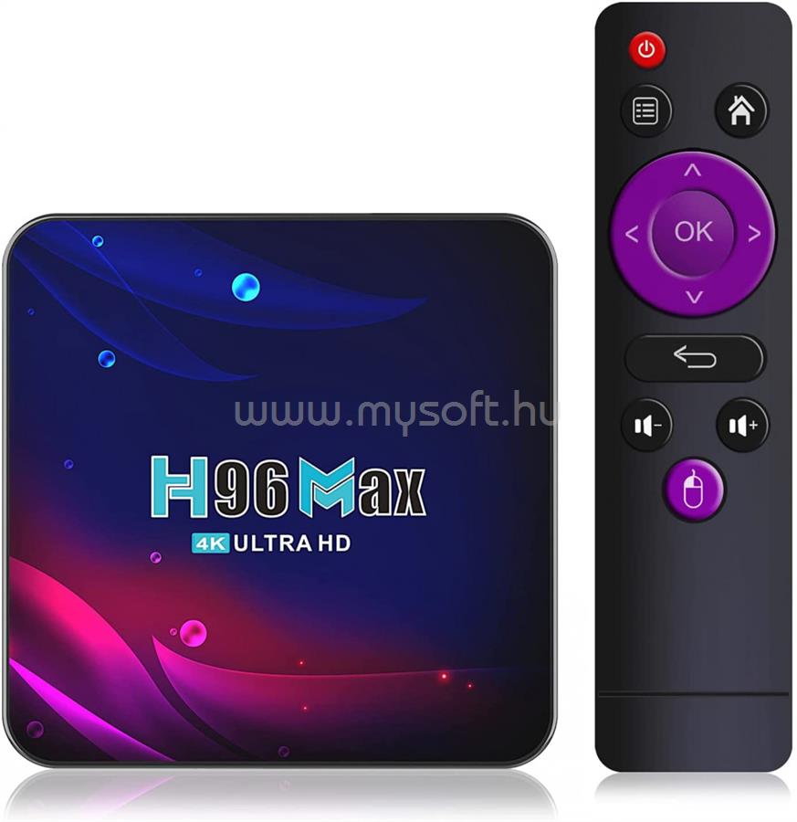ROCKCHIP H96 MAX Android TV okosító box 2/16GB