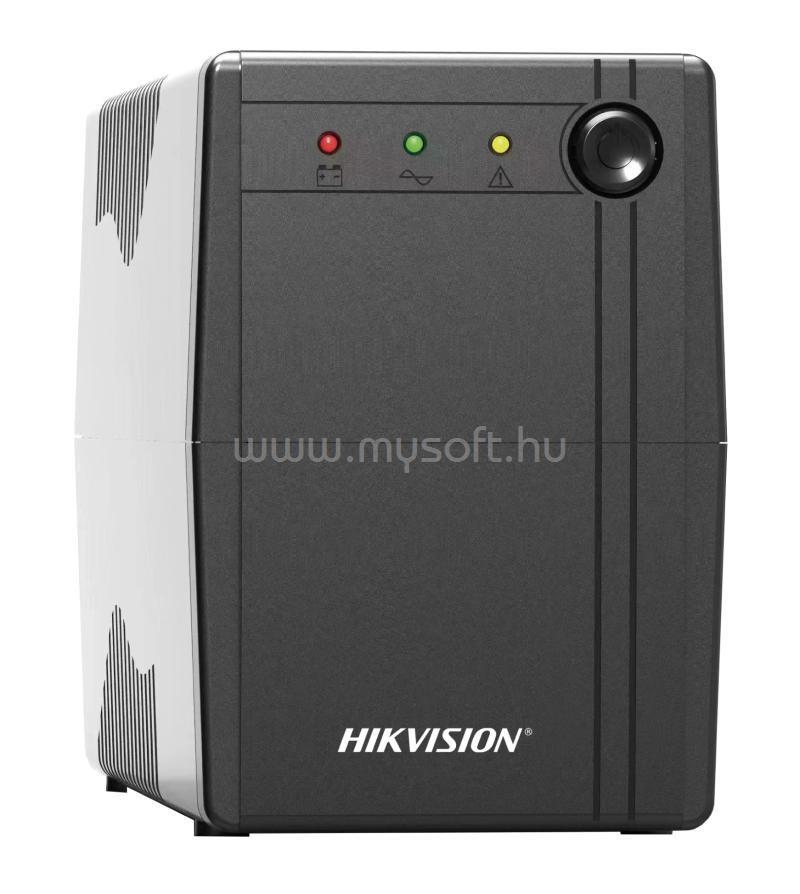 HIKVISION DS-UPS1000 1000VA szünetmentes tápegység (2 Schuko, line-interaktív, fekete)