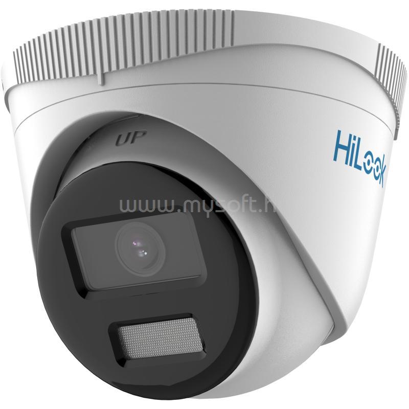 HILOOK IPC-T249HA IP turretkamera (4MP, 2,8mm, kültéri, H265+, IP67, LED30m, ICR, DWDR, PoE) ColorVu