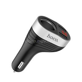 HOCO autós töltő Z29 2x USB 3,1A LCD + szivargyújtó (fekete) HC092186 small