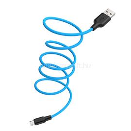 HOCO X21 Szilikon töltokábel Micro USB 1m, kék HC711885 small