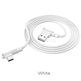 HOCO X46 Type-C / USB kábel fehér 90 fokos HC723758 small
