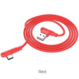 HOCO X46 Type-C / USB kábel piros 90 fokos HC723765 small