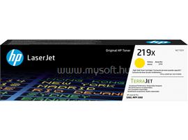 HP 219X Eredeti sárga LaserJet tonerkazetta (2500 oldal) W2192X small