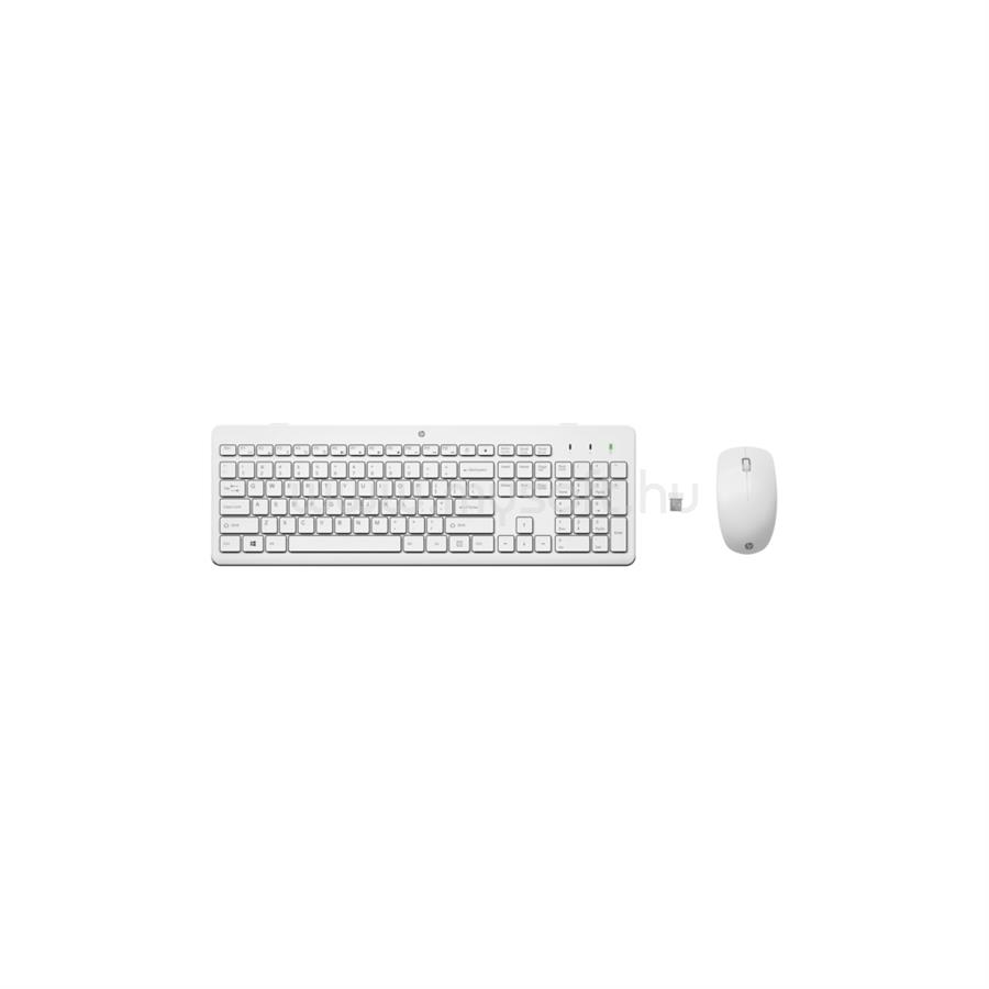 HP 230 vezeték nélküli billentyűzet + egér (fehér)