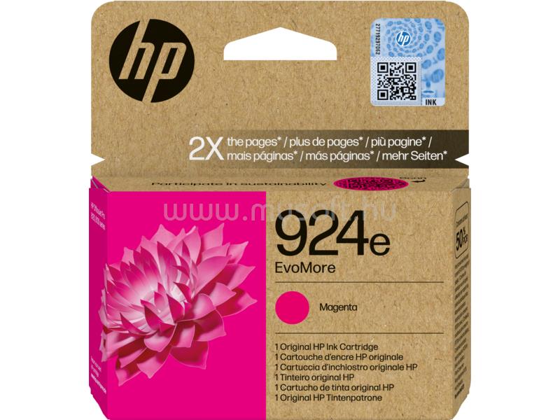 HP 924e Eredeti bíbor EvoMore tintapatron (800 oldal)