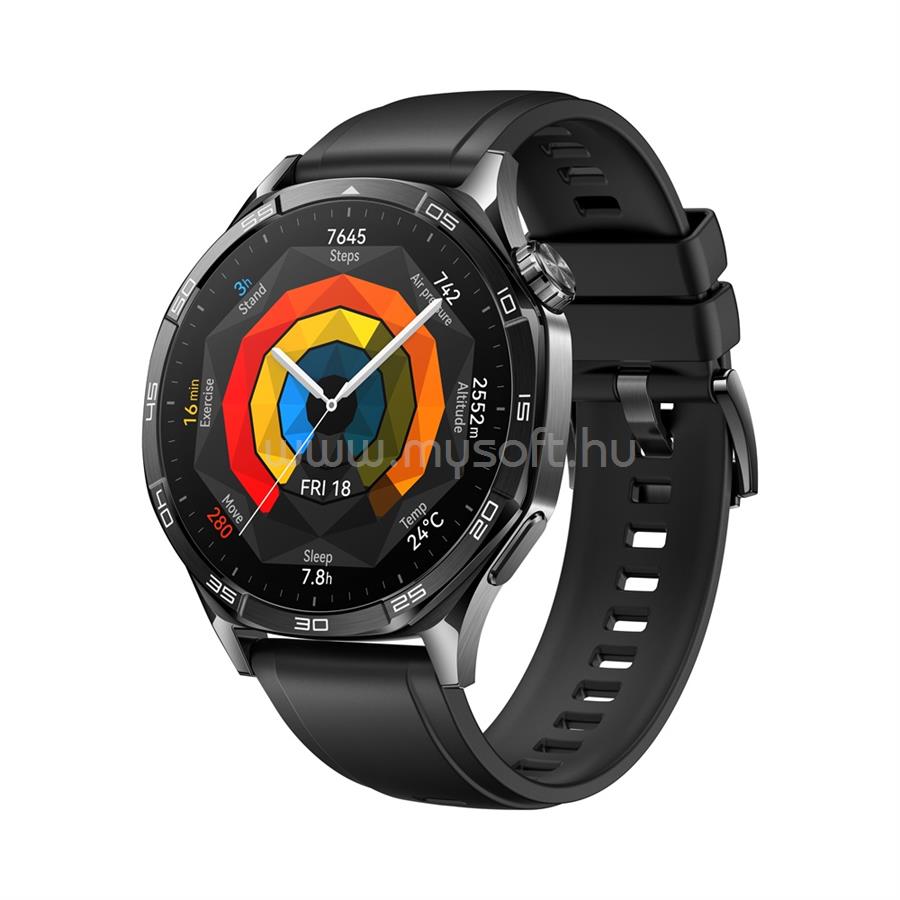 HUAWEI Watch GT 5 46mm okosóra (fekete)