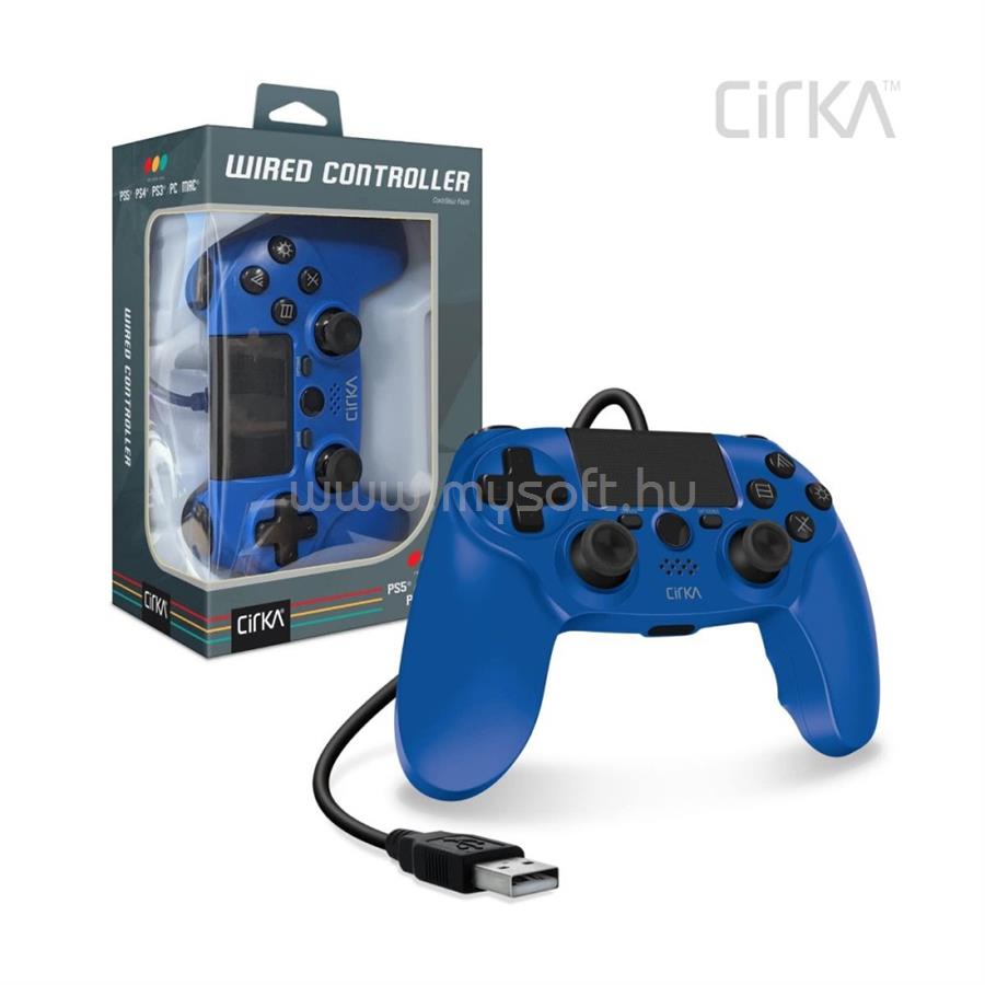 HYPERKIN CIRKA NUFORCE PS4/PC/Mac vezetékes kontroller (kék)