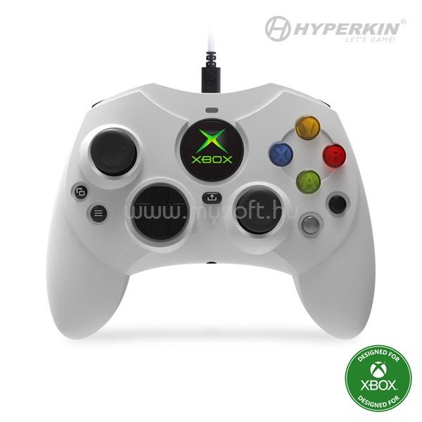 HYPERKIN Duchess Xbox Series|One/Windows 11|10 fehér Xbox liszenszelt vezetékes kontroller (fehér)