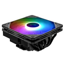 ID-COOLING CPU Cooler - IS-55 ARGB (Low profile, 31,2dB max, 92,76 m3/h; 4pin, 5 db heatpipe, 12cm, PWM, A-RGB) IS-55_ARGB small