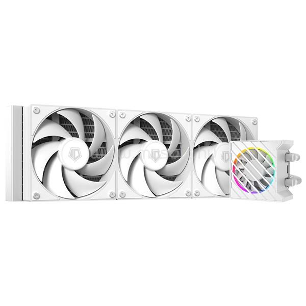 ID-COOLING DASHFLOW 360 XT LITE WHITE CPU vízhűtés (25dB; max. 132,94 m3/h; 3x12cm, fehér)