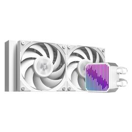 ID-COOLING DX240 MAX WHITE CPU vízhűtés (35.2dB; max. 144,41 m3/h; 2x12cm, fehér) DX240_MAX_WHITE small