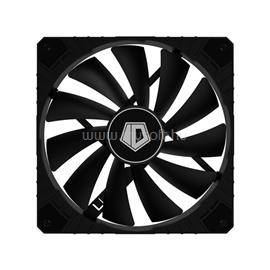 ID-COOLING WF-14025-XT 14cm ház hűtő ventilátor (32,6dB, max. 130,48 m3/h, 4pin PWM, fekete) WF-14025-XT_BLACK small