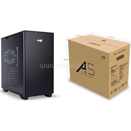 INWIN A5 fekete (táp nélküli) ablakos E-ATX ház IW-CS-A5BLK-1AM120S small