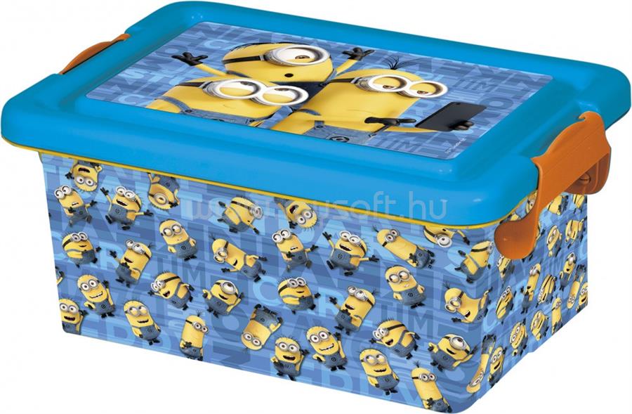 IRIS MINIONS Disney 3,7l műanyag tárolódoboz