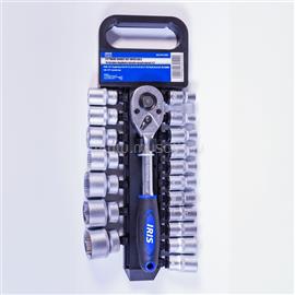 IRIS TOOLS SS-019-020 19 darabos dugókulcs készlet racsnis karral 1/2" SS-019-020 small