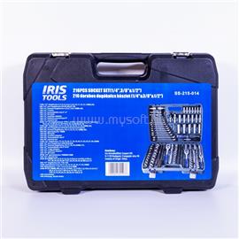 IRIS TOOLS SS-215-014 215 darabos dugókulcs készlet (1/4"&3/8"&1/2") SS-215-014 small
