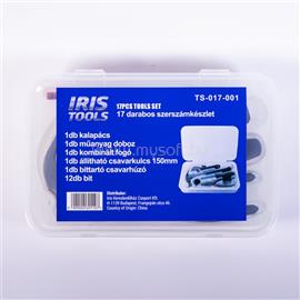 IRIS TOOLS TS-017-001 17 darabos szerszámkészlet TS-017-001 small