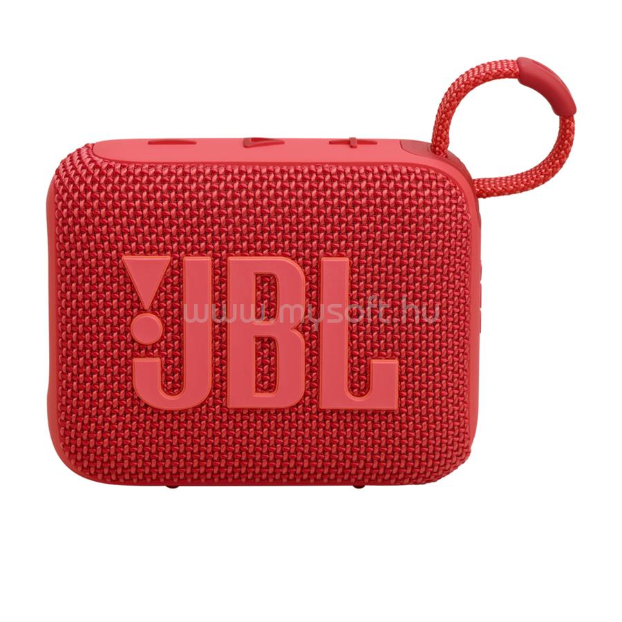 JBL Go 4 RED hordozható Bluetooth hangszóró (piros)