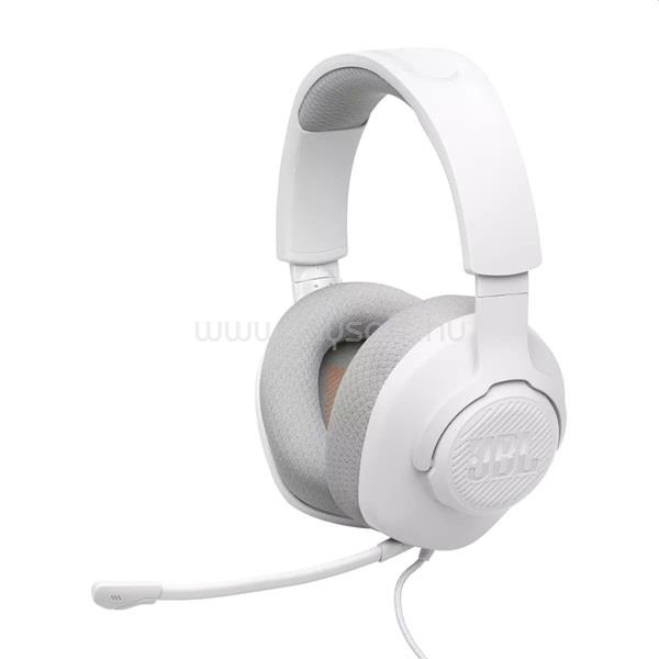 JBL Quantum 100 M2 vezetékes gamer headset (fehér)