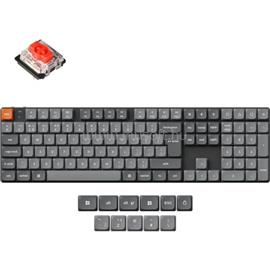 KEYCHRON K5 Max Gateron low-profile MX 2.0 Mechanical Red mechanikus Bluetooth / vezeték nélküli / USB billentyűzet (magyar) K5M-H1-HU small