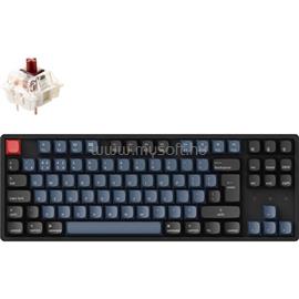 KEYCHRON K8 Pro Gateron G Pro Brown mechanikus vezeték nélküli billentyűzet (magyar, fekete) K8P-J3-HU small