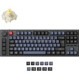 KEYCHRON Lemokey L3 Gateron Jupiter Banana mechanikus vezeték nélküli billentyűzet angol lokalizáció (fekete) L3-M4-UK small