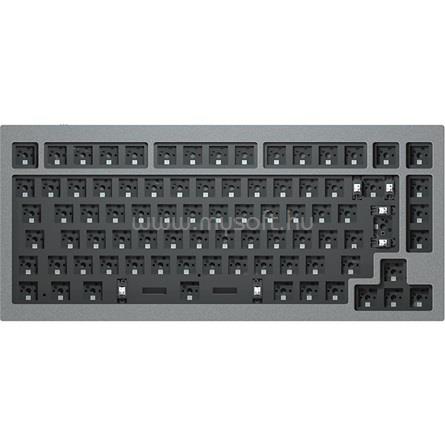 KEYCHRON Q1 Swappable RGB Backlight ISO barebone gamer vezetékes billentyűzet (szürke)