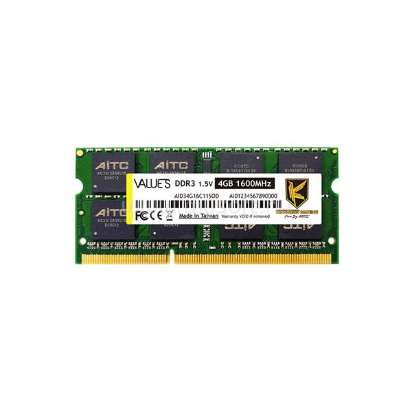 KINGSMAN SODIMM memória 4GB DDR3 1600MHz CL11