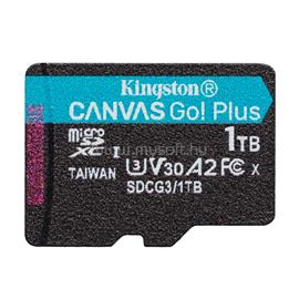 KINGSTON Canvas Go Plus microSDXC 1TB Class10 UHS-I U3 V30 A2 memóriakártya SDCG3/1TBSP small