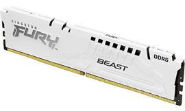 KINGSTON DIMM memória 16GB DDR5 5200MHz CL40 FURY BEAST WHITE XMP KF552C40BW-16 small