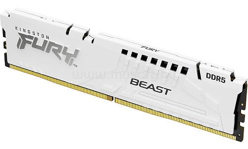 KINGSTON DIMM memória 16GB DDR5 5200MHz CL40 FURY BEAST WHITE XMP