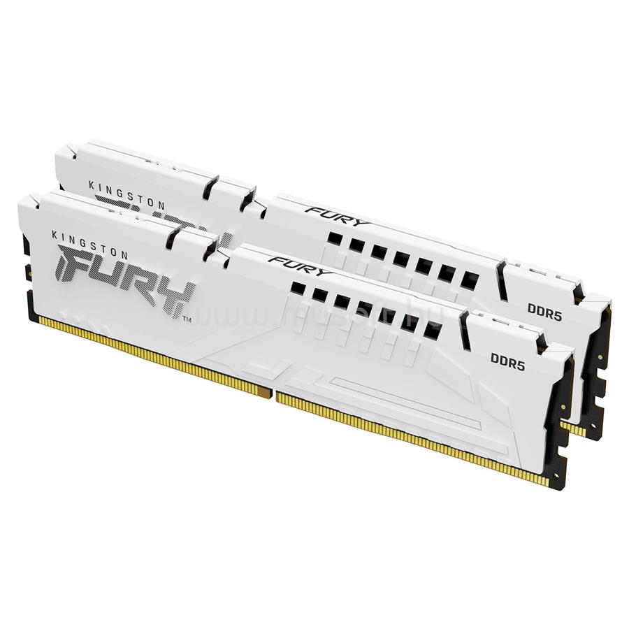 KINGSTON DIMM memória 2X32GB DDR5 6000MHz CL36 FURY Beast White