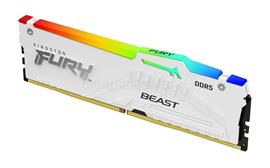 KINGSTON DIMM memória 32GB DDR5 6000MHz CL30 FURY BEAST WHITE RGB EXPO KF560C30BWEA-32 small