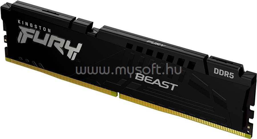 KINGSTON DIMM memória 8GB DDR5 6000MHz CL30 FURY Beast Black XMP