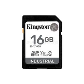 KINGSTON INDUSTRIAL SDHC 16GB Class10 -UHS-I U3 V30 A1 memóriakártya SDIT/16GB small