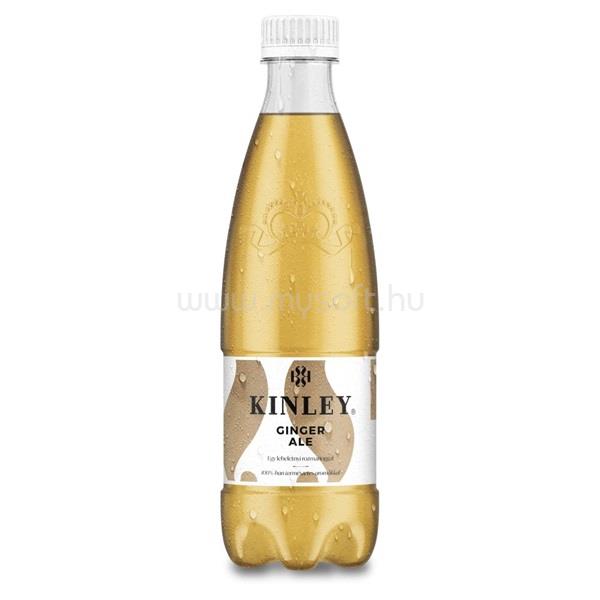 KINLEY Ginger Ale 0,5l DRS egyutas visszaváltási díjas PET palackos üdítőital