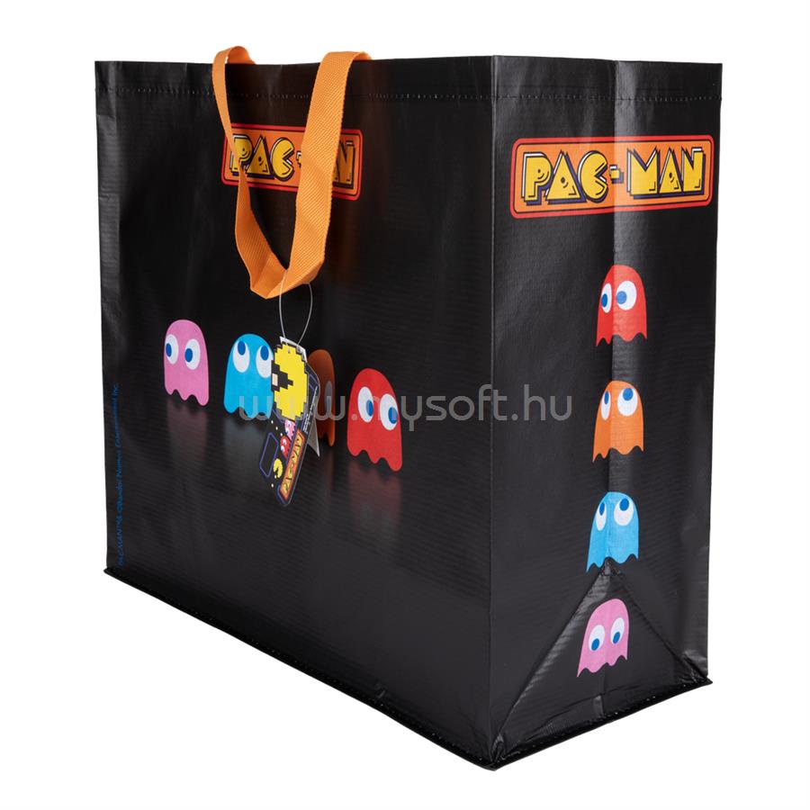 KONIX PAC-MAN bevásárló táska (fekete)