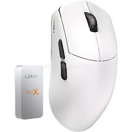 LAMZU MAYA X optikai USB / vezeték nélküli gamer egér (fehér) MAYA_X_WHITE small