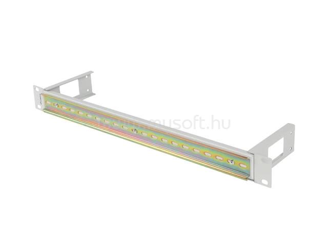 LANBERG 19" 1U DIN sín panel (szürke)