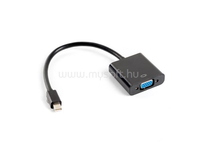 LANBERG AD-0006-BK mini Displayport apa/VGA anya átalakító 0.2 m