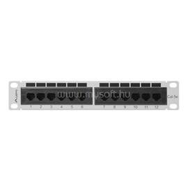 LANBERG Patch panel 12 port 1U 10" CAT.5e szürke PPU5-9012-S small