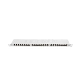 LANBERG Patch panel 24 port 0.5U 19" CAT.6 árnyékolt, szürke PPS6-0024-S small