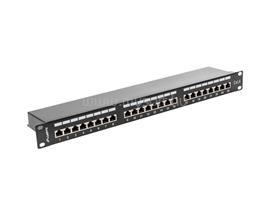 LANBERG PPS6-1024-B 24 portos Cat.6  1U magasságú árnyékolt patch panel 19" PPS6-1024-B small