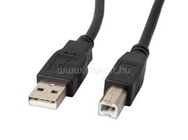 LANBERG USB 2.0 A - USB 2.0 B (apa - apa) kábel 3m - Fekete FERRITE CA-USBA-11CC-0030-BK small