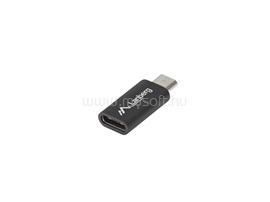 LANBERG USB-C(F) 2.0->USB MICRO(M) ADAPTER FEKETE AD-UC-UM-01 small