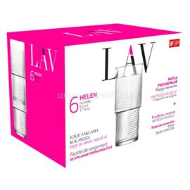 LAV Helen Long Drink 515ml koktélos pohár szett 6 darabos LV-HLN386F LV-HLN386F small