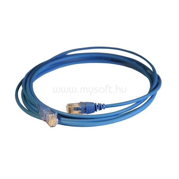 LEGRAND 051548 RJ45-RJ45 Cat6 árnyékolatlan (U/UTP) LSZH (LSOH) 3 méter kék d: 5,2mm AWG24 LCS3 patch kábel