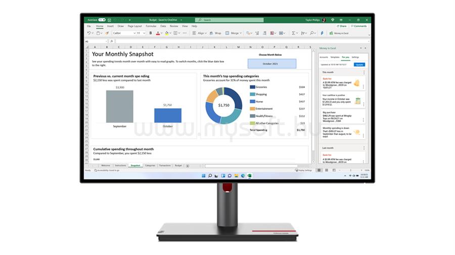 LENOVO ThinkVision P27q-30 Monitor